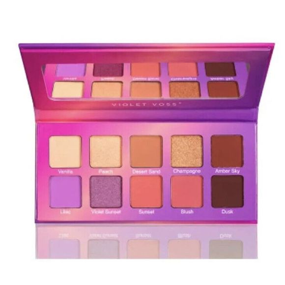 Violet Voss Violet Sunset Eye Shadow Palette 10 Shades $36 Full Size NIB - Picture 3 of 6